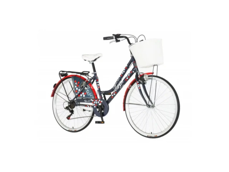 Bicikla Fashion Visitor fam263f/plavo crvena/ram 17/Točak 26.3/kočnice V brake