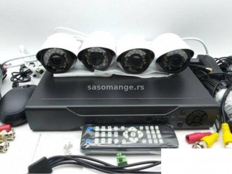AHD video nadzor sa 4 kamere-2mpx -NOVO