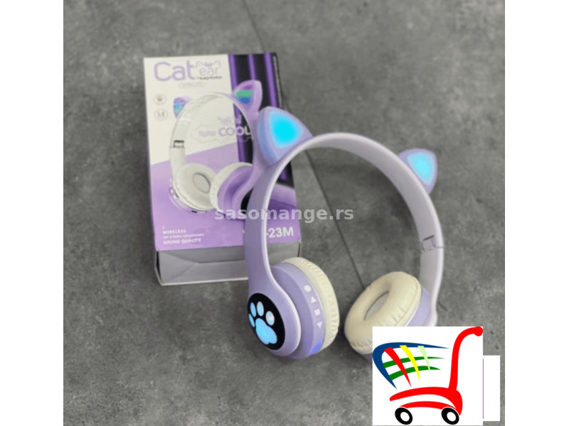 Bluetooth slusalice Cat ear - Bluetooth slusalice Cat ear
