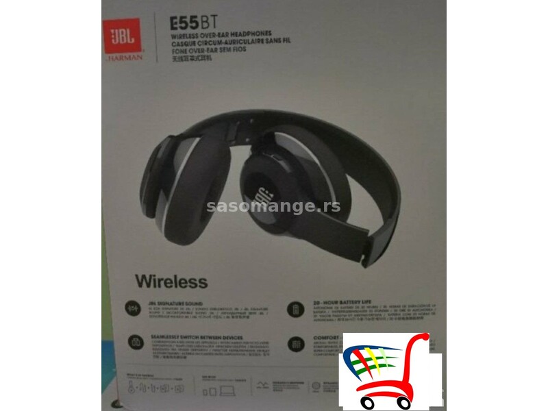 Bluetooth slušalice E55BT - Bluetooth slušalice E55BT