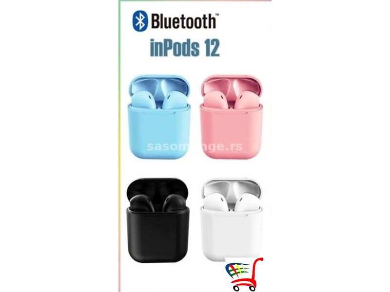 Bluetooth slušalice inPods 12 - Bežične - 4 boje - Bluetooth slušalice inPods 12 - Bežične - 4 boje