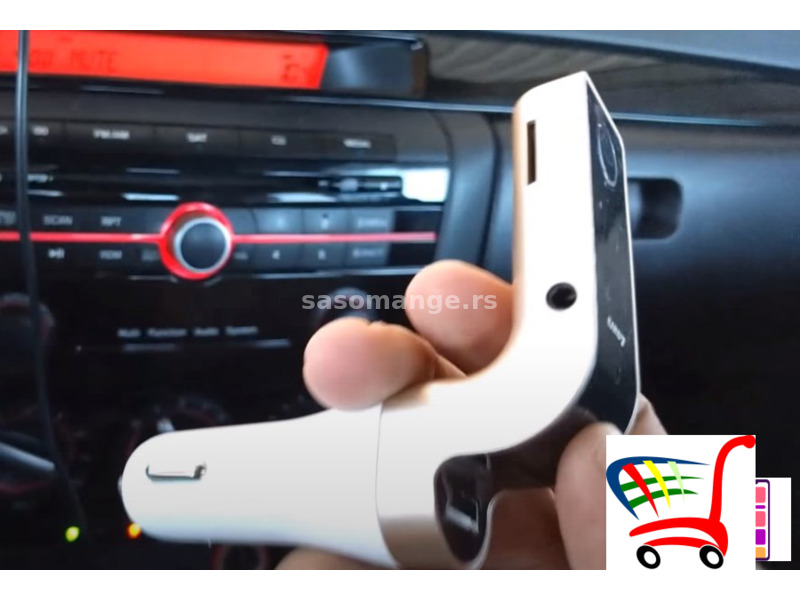 Bluetooth transmiter za auto (ulaz za sd karticu) - Bluetooth transmiter za auto (ulaz za sd kart...