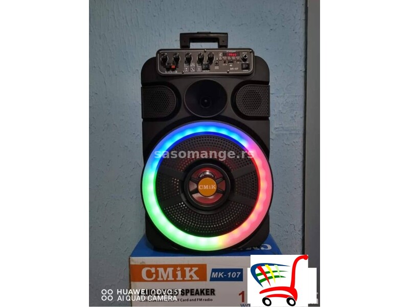 Bluetooth zvučnik Karaoke model MK-107 - bežični mikrofon - Bluetooth zvučnik Karaoke model MK-10...