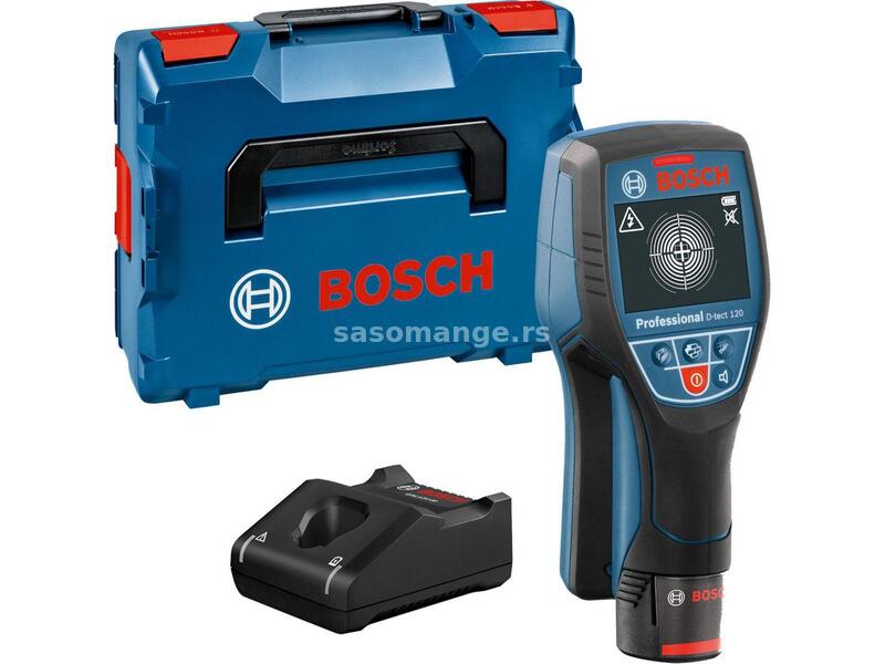 Bosch D-Tect 120 detektor struje - kablova pod naponom u L-Boxx koferu 1x2.0Ah (0601081301)