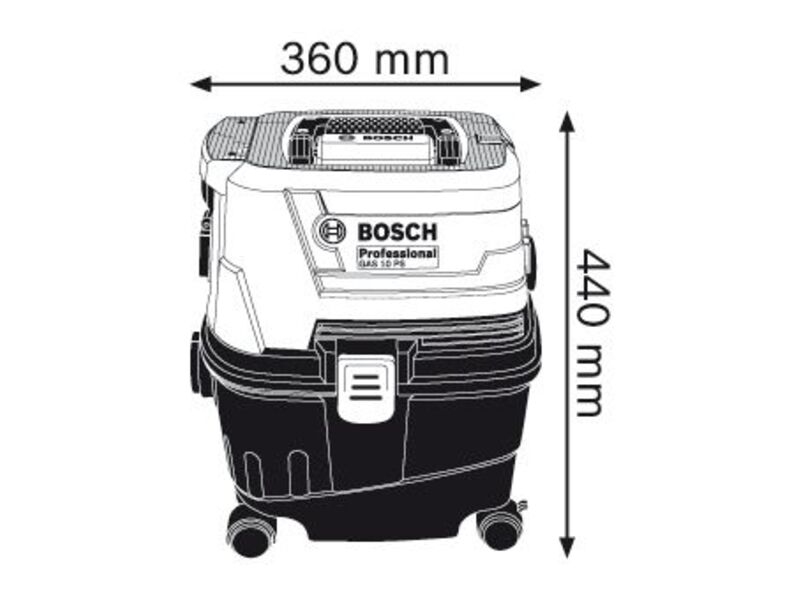 Usisivač za suvo-mokro usisavanje Bosch GAS 15 PS (06019E5100)