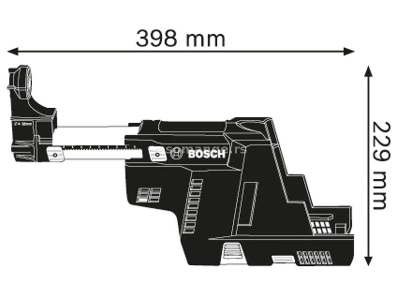 Bosch GDE 18V-16 Professional adapter za prašinu (1600A0051M)