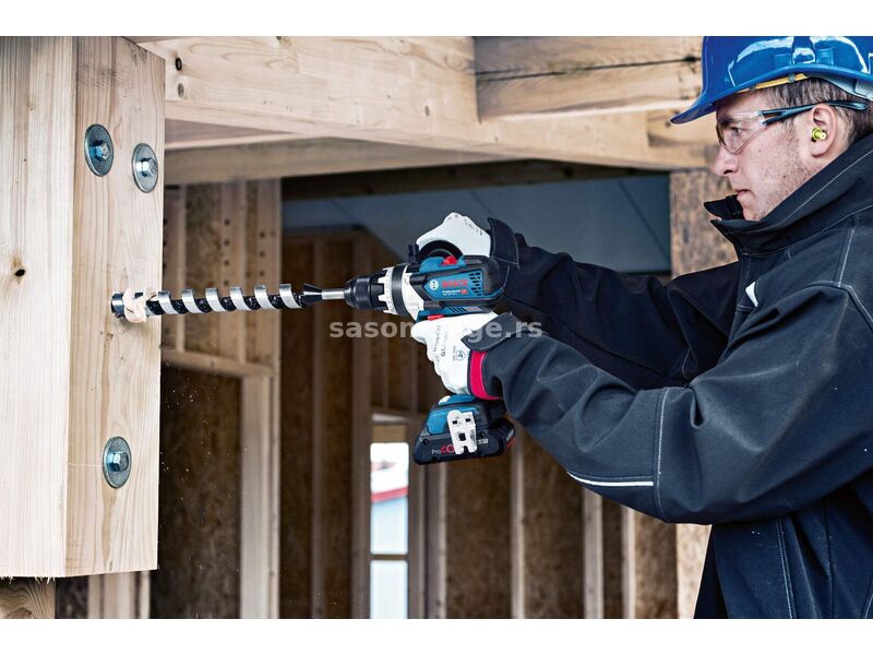 Bosch GSB 18V-110 C aku. vibraciona bušilica - odvrtač; 2x5,0Ah; L-Boxx (06019G030D)