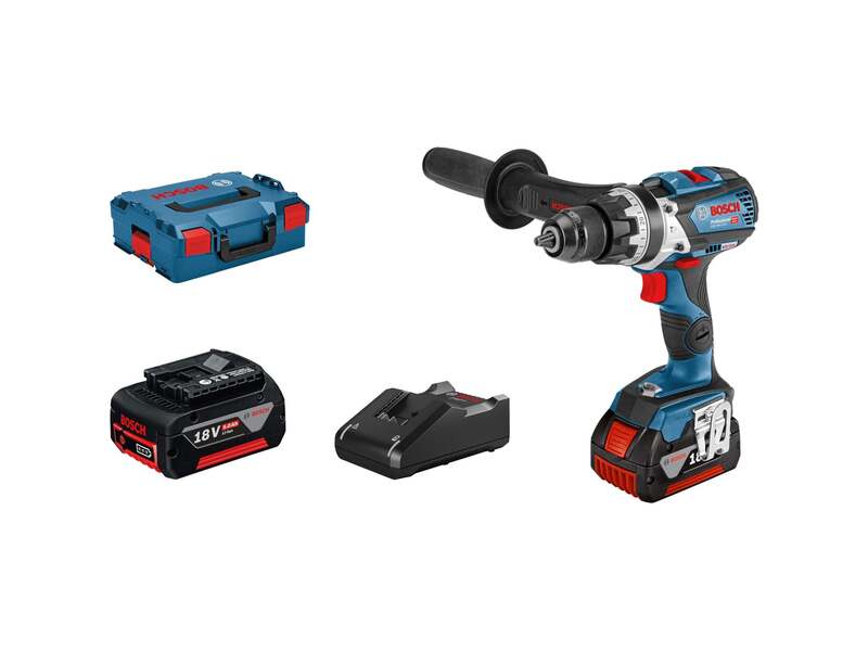 Bosch GSB 18V-110 C aku. vibraciona bušilica - odvrtač; 2x5,0Ah; L-Boxx (06019G030D)