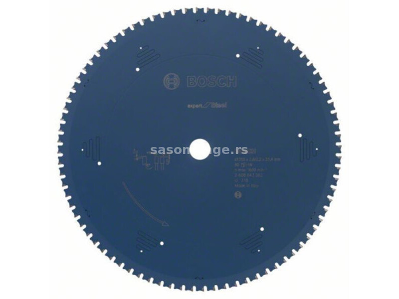 Bosch list kružne testere expert for steel 355 x 25,4 x 2,6 mm, 80 ( 2608643062 )