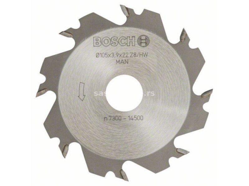 Bosch pločasto glodalo 8, 22 mm, 4 mm ( 3608641013 )