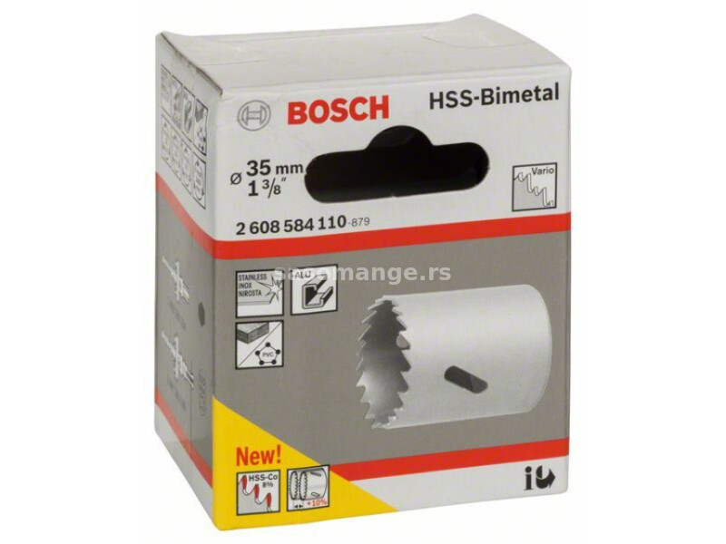 Bosch tza otvore HSS-bimetal za standardne adaptere 35 mm, 1 3/8" ( 2608584110 )