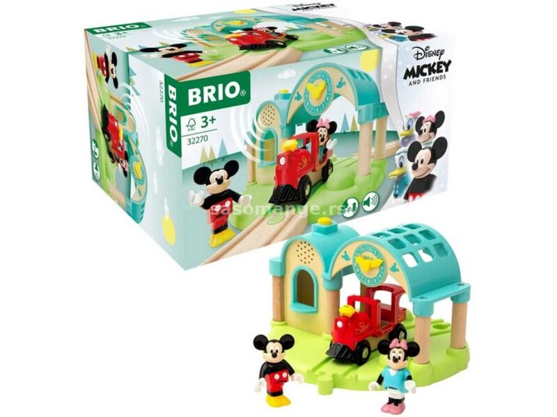 BRIO Mickey Mouse stanica za voz
