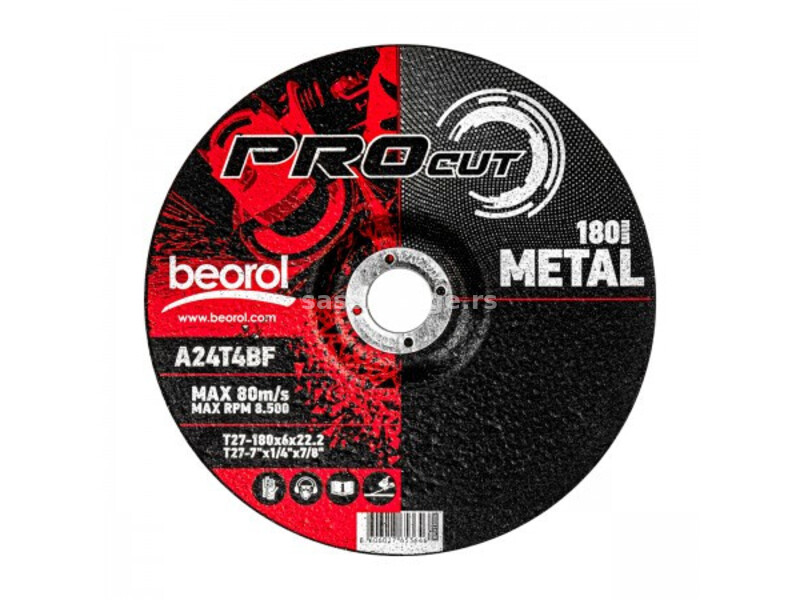 Brusna ploča za metal 180x6 PROcut ( BPM180X6 )