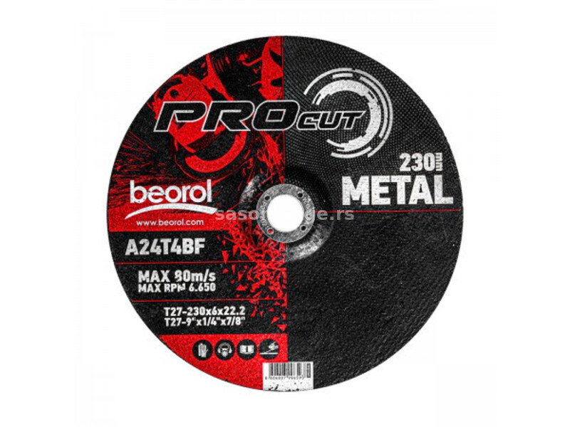 Brusna ploča za metal 230x6 PROcut ( BPM230X6 )