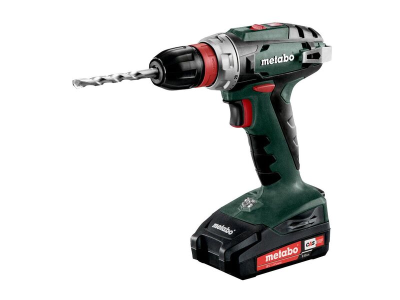 Akumulatorska bušilica - odvrtač Metabo BS 18 Quick 18V 2x2.0Ah (602217500)