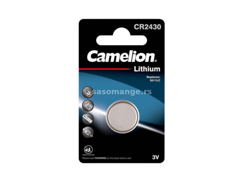 Camelion dugmasta baterija CR2430 ( CAM-2430/BP1 )