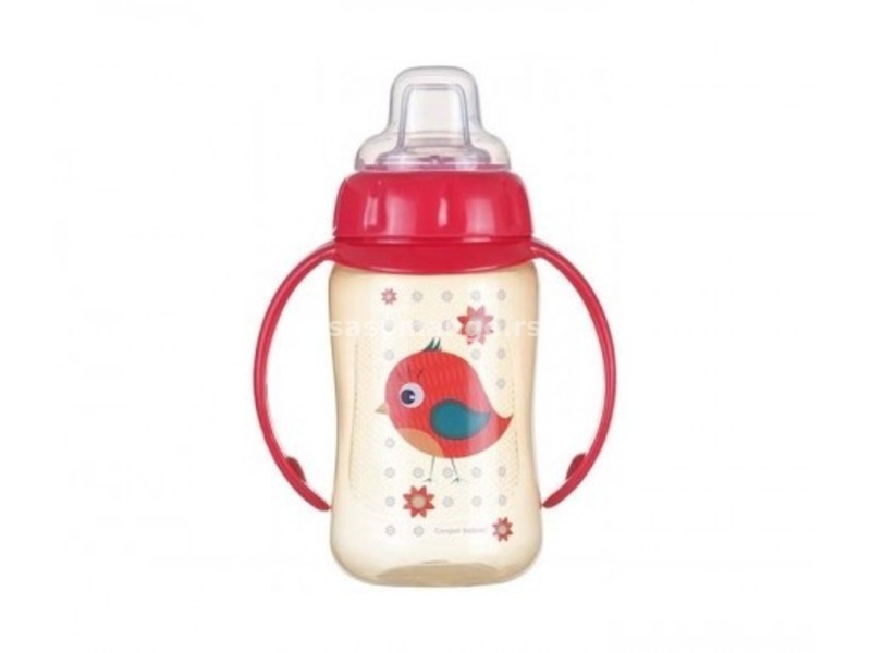 Canpol baby flašica/šolja sa kljunom i ručkama 56/512 Happy animals - training 320ml - bird ( 56/...