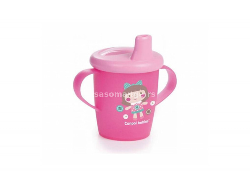 CANPOL BABY SOLJA 250ML NON SPIL 31200 TOYS - PINK (31200_pin)