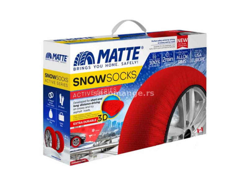 Matte - Auto 'čarape' za sneg set