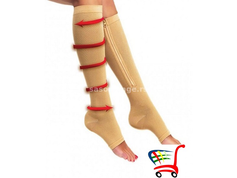 Čarape Za Prosirene Vene Kompresione ZipSox - Čarape Za Prosirene Vene Kompresione ZipSox