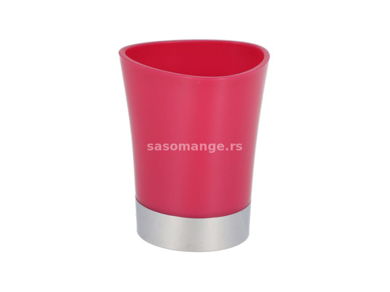 Čaša za četkice konusna 8x8x10cm PP ciklama roze Tendance 6118N150