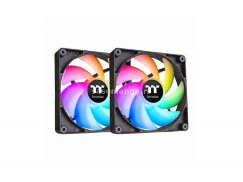 Case Fan Thermaltake CT120 ARGB PC Cooling Fan 2 Pack/Fan/12025/PWM 5002000 RPM