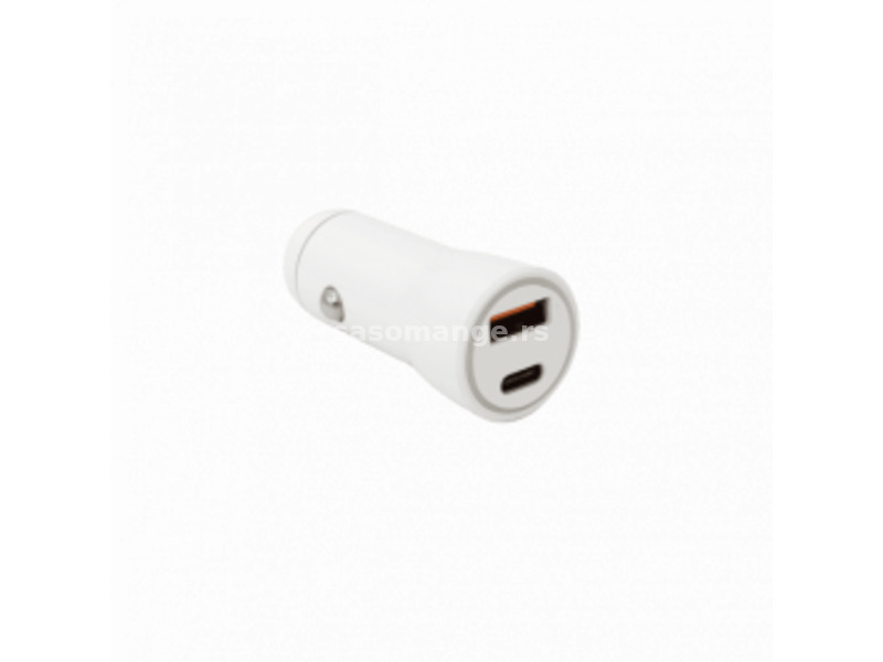 S BOX CC 095, White, Car USB Charger