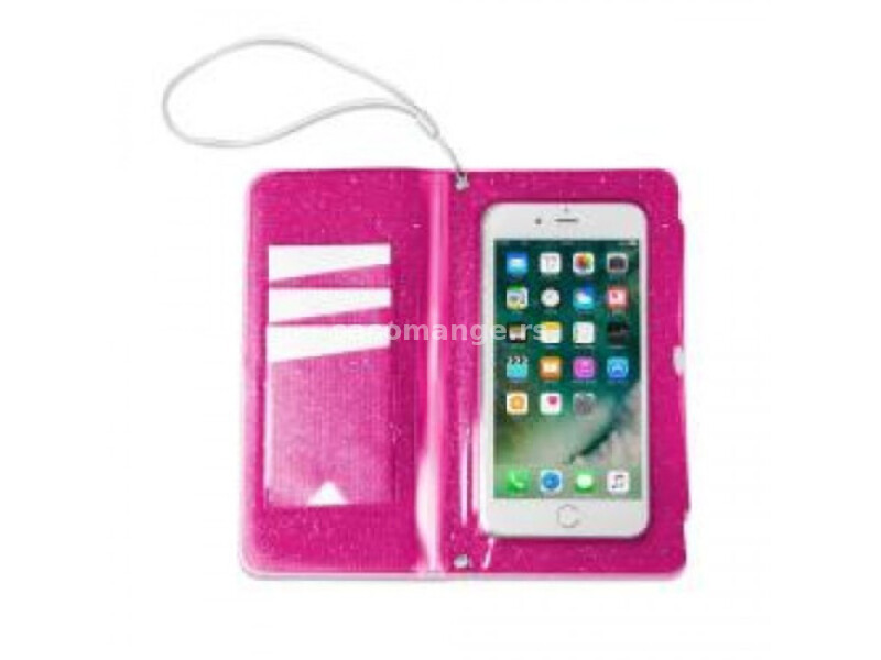Celly vodootporna futrola za mobilne telefone u pink boji ( SPLASHWALL18PK )