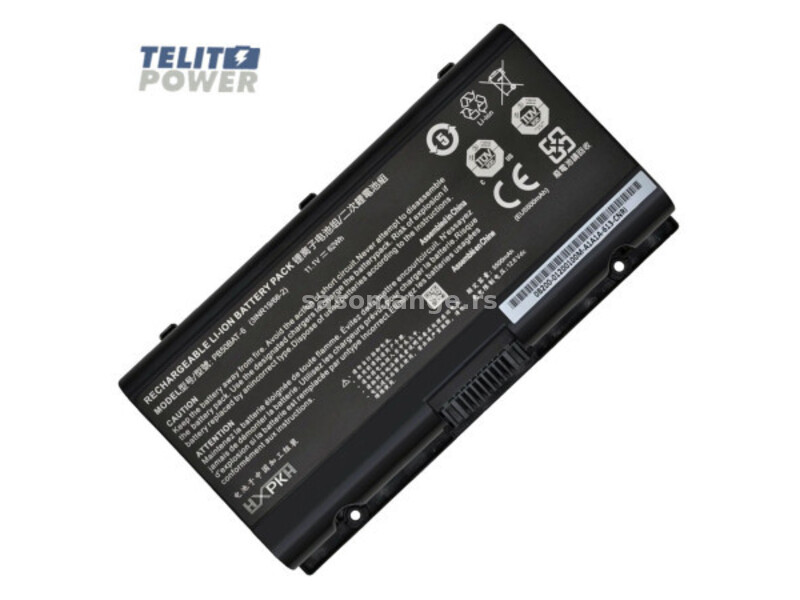 Clevo pb71ef-g / pb50bat-6 baterija za laptop ( 4336 )