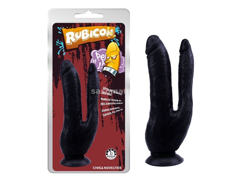 Crni Dupli Dildo Dark Magic Dual Penis