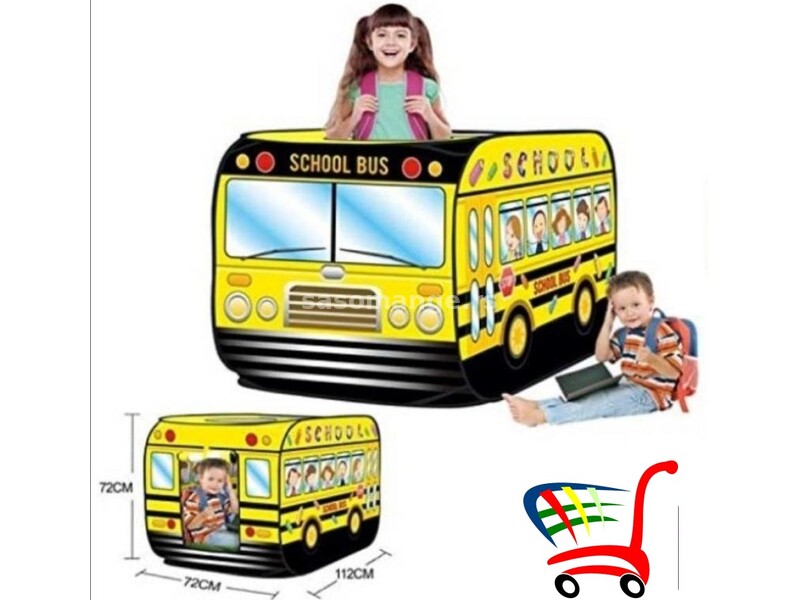 Deciji sator skolski autobus - Sator - Deciji Sator - Deciji sator skolski autobus - Sator - Deci...