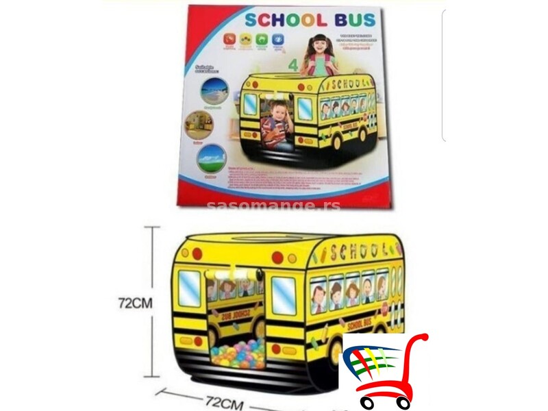 Deciji sator skolski autobus - Sator - Deciji Sator - Deciji sator skolski autobus - Sator - Deci...