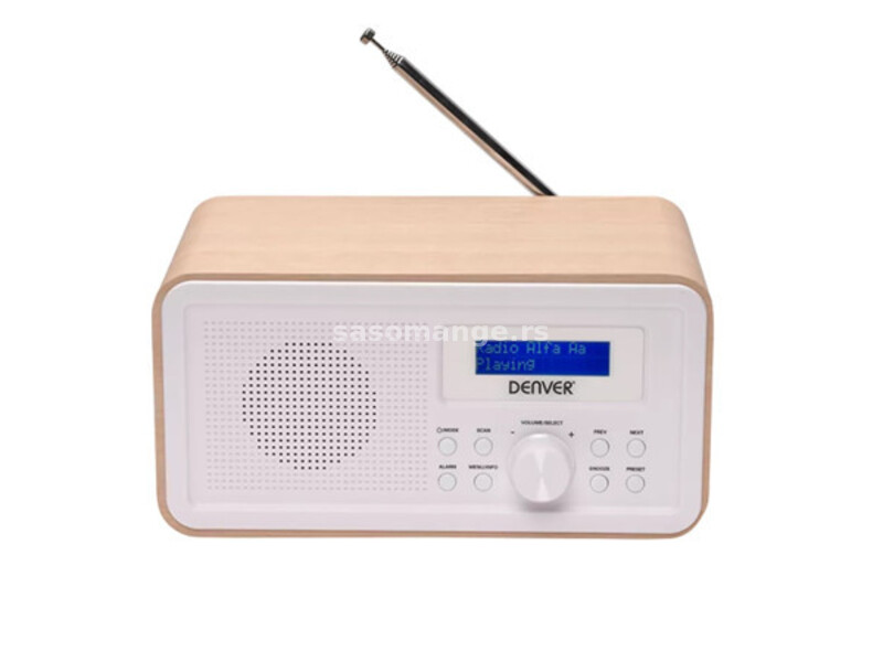 Denver DAB-30 lightwood radio
