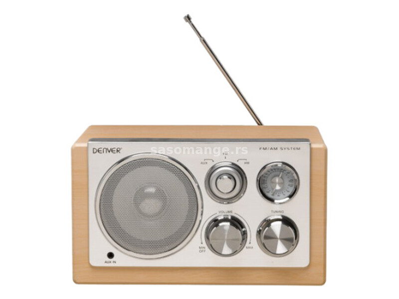 Denver TR-61 light wood radio