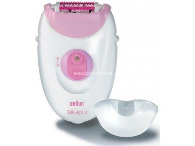 BRAUN Epilator 3370 Bela , Pincete , 2 brzine