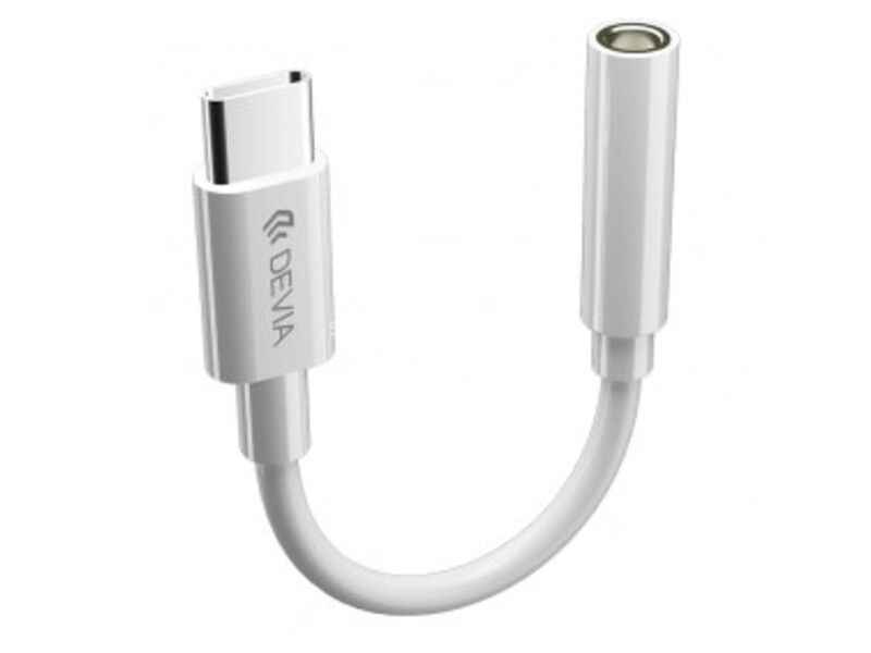 Adapter Devia Type-C To 3.5mm With Charging bela