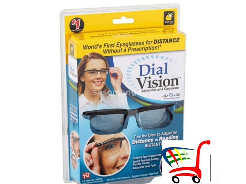 Dial Vision - Univerzalne naočare sa podesivom dioptrijom - Dial Vision - Univerzalne naočare sa ...