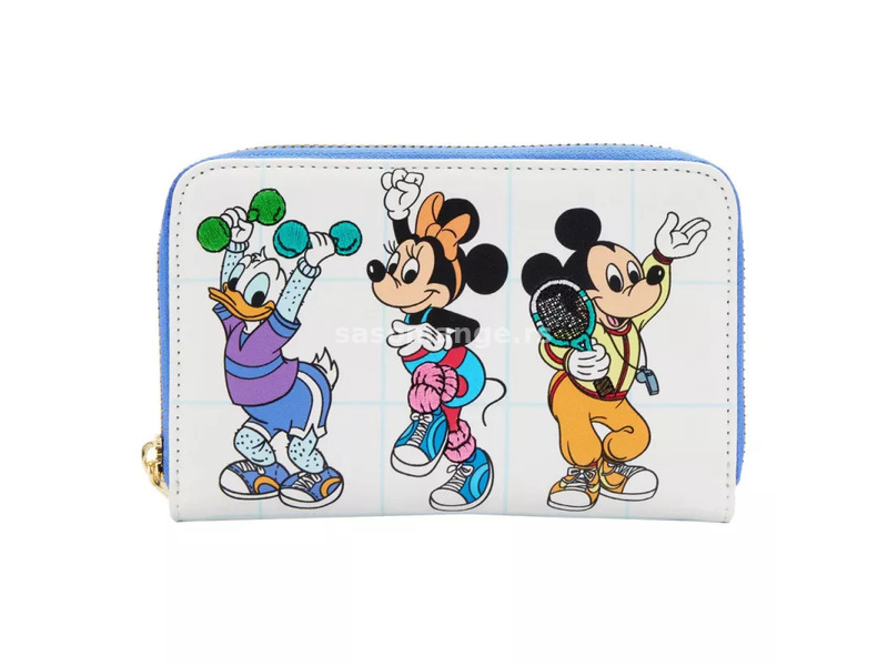 Disney Mousercise Zip Around Wallet