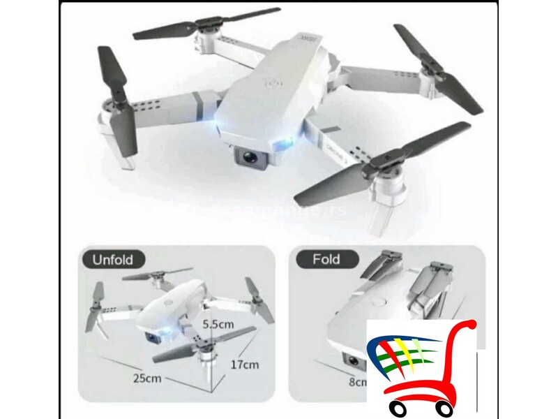 dron - drone FOJU -F707 - dve kamere - 4K - dron - drone FOJU -F707 - dve kamere - 4K