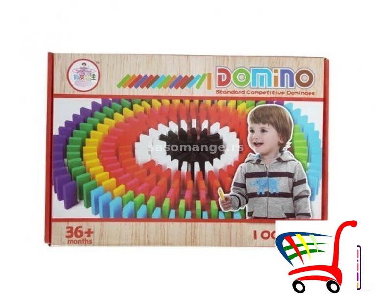 Drvene domine u boji-domine-decija igracka-igracka-igracka - Drvene domine u boji-domine-decija i...
