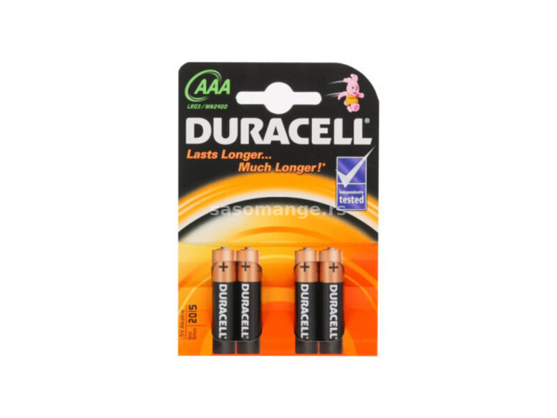 Duracell baterije LR03 AAA alkalne 1/4 ( 03BAT11 )