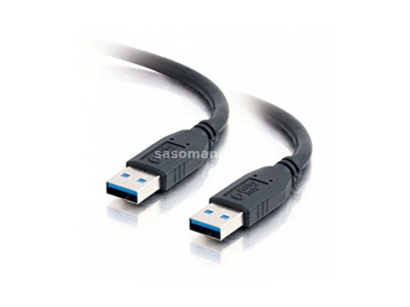 E-Green Kabl 3.0 USB A - USB 3.0 A M/M 1.8m crni