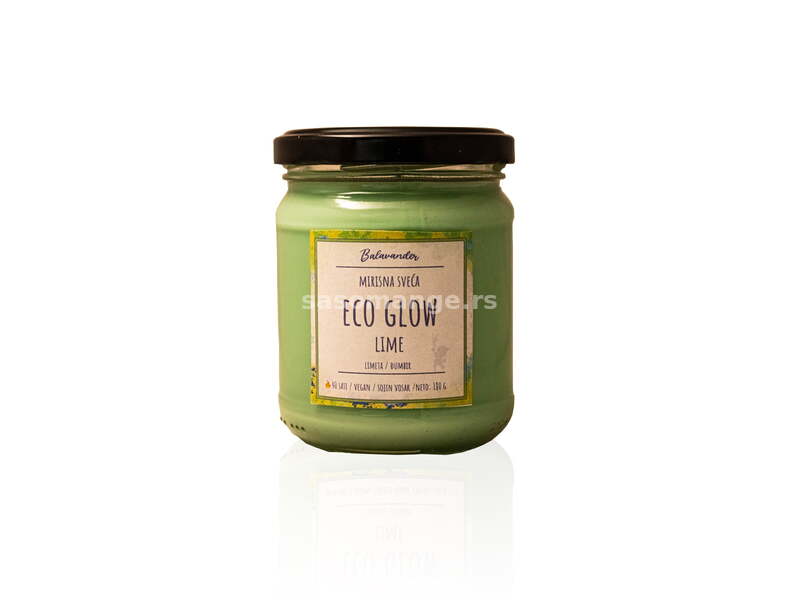 Eco Glow - Lime - mirisna sveća