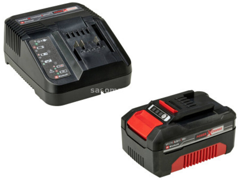 Einhell Power-X-Change 18V 4,0 Ah Starter-Kit, komplet punjač i baterija ( 4512042 )