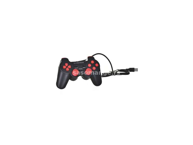 ESPERANZA EGG102R GAMEPAD USB WARRIOR CRNO/CRVENI