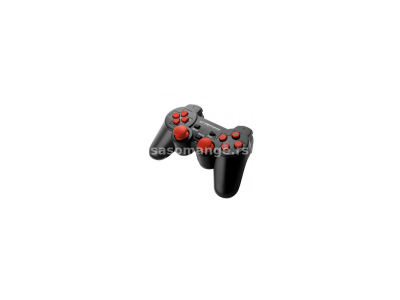 ESPERANZA EGG107R GAMEPAD PS3/PC USB TROOPER CRNO CRVENI