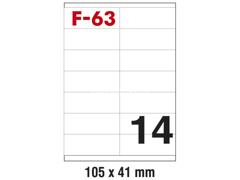 Etikete ILK 105x41mm pk100L Fornax F-63