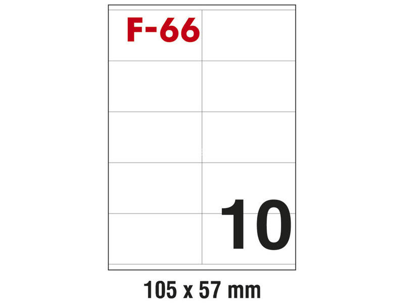 Etikete ILK 105x57mm pk100L Fornax F-66