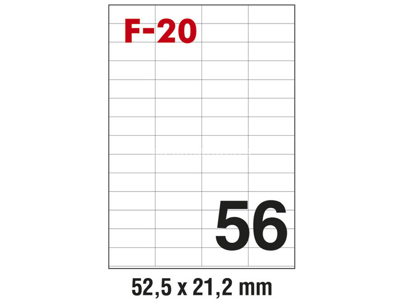 Etikete ILK 52,5x21,2mm pk100L Fornax F-20