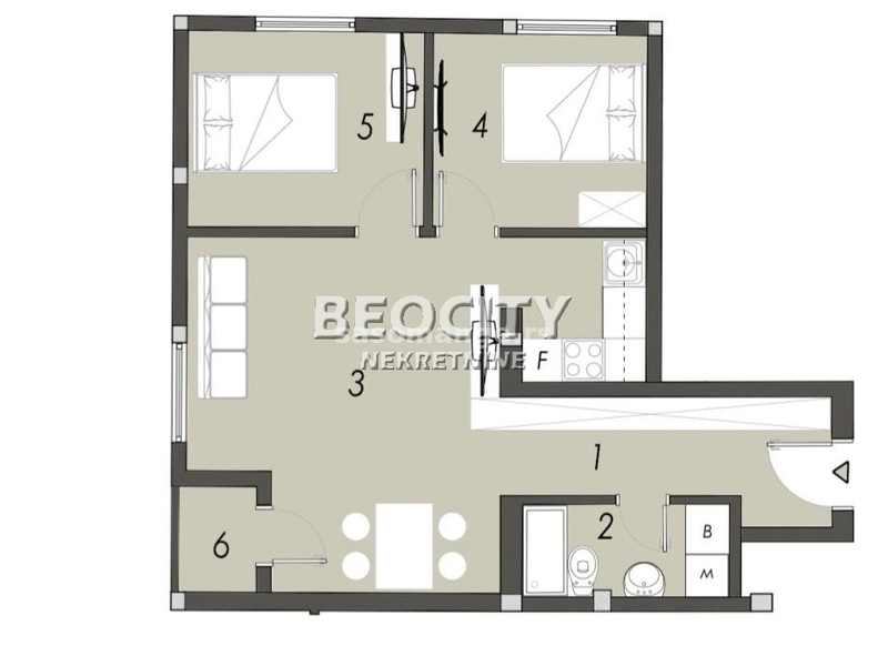 Čukarica, Sremčica, Beogradska , 3.0, 52m2 2500e parking mesto